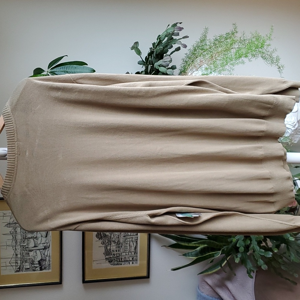 LRG Clothing & Equipment Storica Cotton British Khaki Tan Cardigan Size 3 XL - Picture 10 of 14